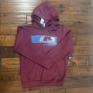 NHL men’s Colorado Avalanche Maroon Hoodie M